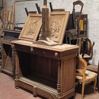 Lotto di sedie antiche e vintage credenza stipo