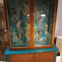 mobile vetrina vintage art decò 