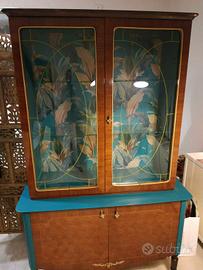 mobile vetrina vintage art decò 