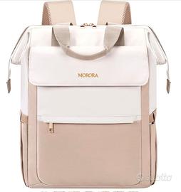 Zaino Donna Beige 30L Porta PC 15,6"