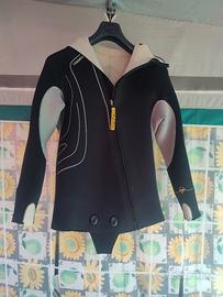 Giacca subacquea uomo neoprene con cappuccio