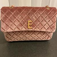 Borsa Mia Bag tracolla in velluto trapuntata