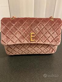 Borsa Mia Bag tracolla in velluto trapuntata