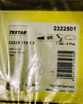 Kit Pasticche freno Opel Corsa C/Tigra/Meriva