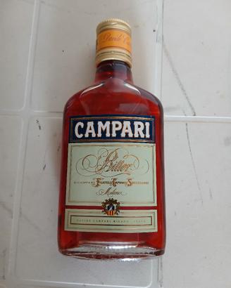campari bitter bottiglia mignon  da collezione 