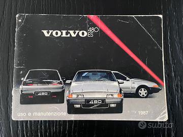 Libretto Volvo 480 ES 1987