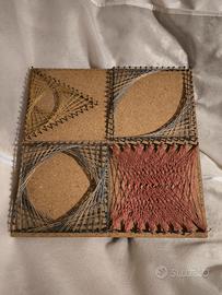 Geometria intrecciata: String Art Design;  quadro 