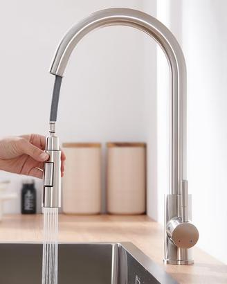 Rubinetto da cucina Lonheo con doccia estraibile,