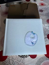 Album fotografico diario nascita maschio celeste