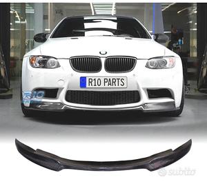 SPOILER LIP BMW E90 E92 E93 LOOK M3 FIBRA DI CARBO