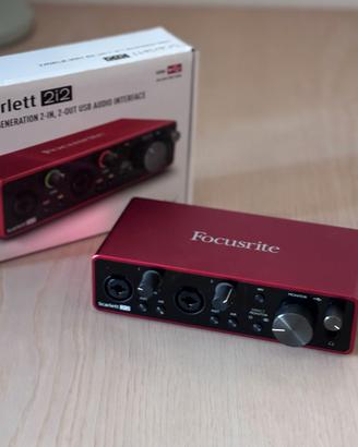 Focusrite Scarlett 2i2 3rd Gen – Scheda Audio USBc