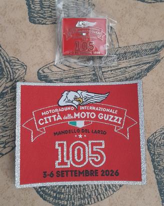 Moto Guzzi GMG 2026 toppa e spilla 