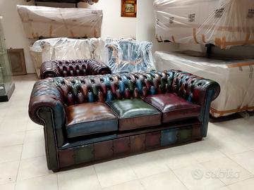 Chesterfield chester harlequin patchwork originali