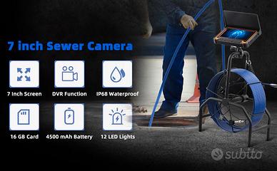 Telecamera per fognatura 30 metri