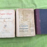LOTTO 3 LIBRI ANNI ‘20 - De Amicis - Nievo - Malot