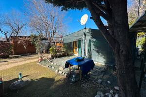 Roulotte stanziale con veranda