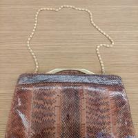 Borsa Vintage in pelle di serpente