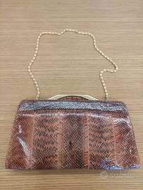 Borsa Vintage in pelle di serpente
