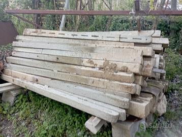 Pali in cemento per vigna