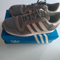 Scarpe da ginnastica Adidas donna grigie nuove US7