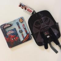 Set da cancelleria Spiderman più zainetto.