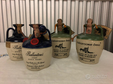 Rare bott in ceramica wischi ballantines