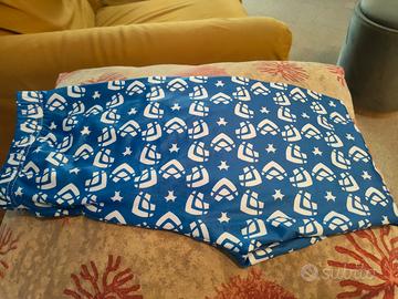 Leggings bambina fantasia blu