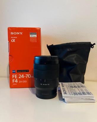 Obbiettivo SONY FE 24-70mm F4 ZA OSS