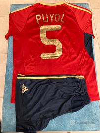 Completo Adidas Spagna Puyol t-shirt pantaloncino