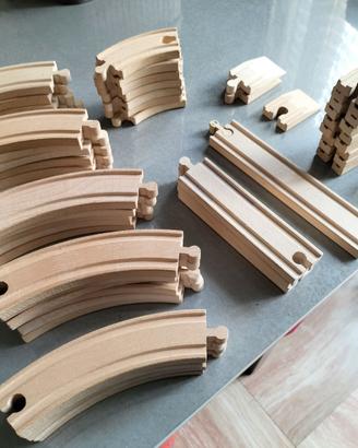 52 Binari per pista in legno
