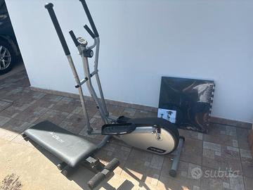 Ellittica + panca addominali + tappetino