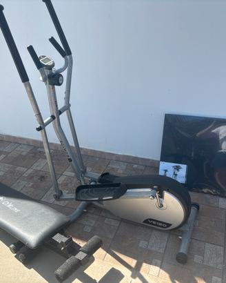 Ellittica + panca addominali + tappetino