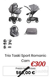  trio cam tasky completo come nuovo €300
