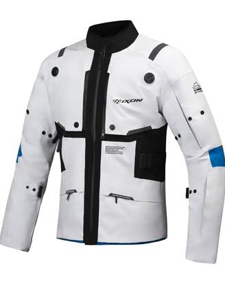 Giacca moto Ixon M-SKEID uomo GRIGIO BLU