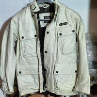 Giacca da Moto CMJ, PELLE Binaca, Stle Vintage, TG