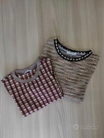 set due magliette Zara Trafaluc taglia S