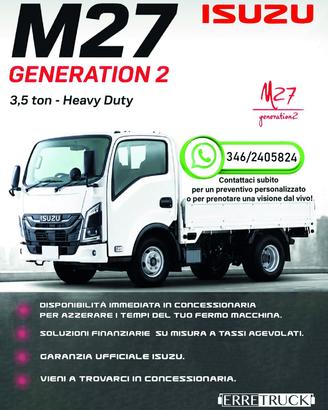 Isuzu M27 3.0 TDI 150CV Cabinato PASSO E 2.475mm