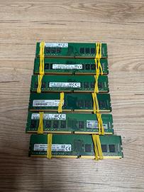 Vari kit 2x16gb ddr4 pc fissi, samsung,kingston