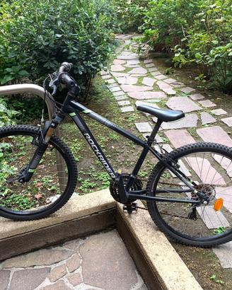 Bicicletta rockrider st 520/120 nera 24”