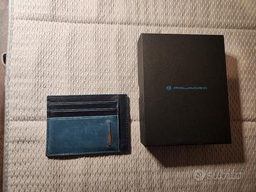 PIQUADRO PORTATESSERE BLUE SQUARE BILLFORD