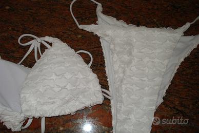 Costume bikini bianco