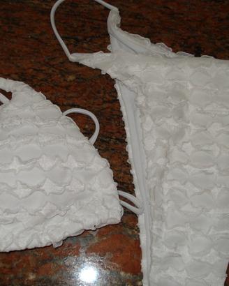 Costume bikini bianco