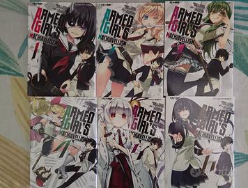 armed girl's
