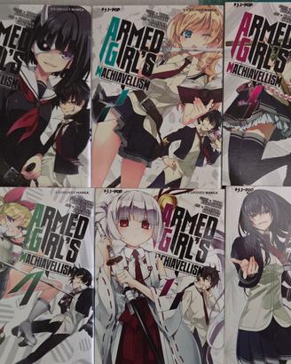 armed girl's
