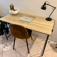 Scrivania 120x60 cm – colore rovere – come nuova