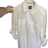 Camicia bianca vintage Stone Island – Taglia S