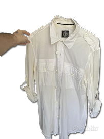Camicia bianca vintage Stone Island – Taglia S