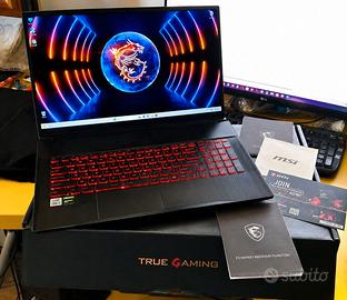 Laptop gaming 17’’ MSI i7, 1.5Tb, 16Gb RAM GPU 4Gb