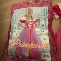 Costume principessa 3/4 anni