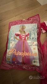 Costume principessa 3/4 anni